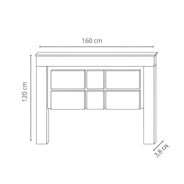 📌 Cabecero para Cama Sienna 150 cm - Imagen 3