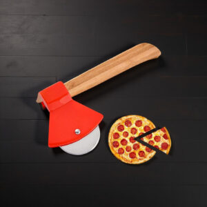 corta pizza, cortador de pizza, corta pizza diseño hacha, utensilio para pizza, corta pizza original, herramienta para cocina, pizza cutter, cortador de pizza acero inoxidable, accesorios cocina, corta pizza divertido.