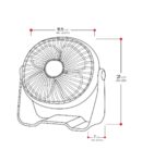 🌬️ Ventilador USB de Sobremesa Silencioso con  2 Velocidades