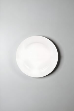 Plato de Postre Reutilizable  – Plástico en Colores Variados
