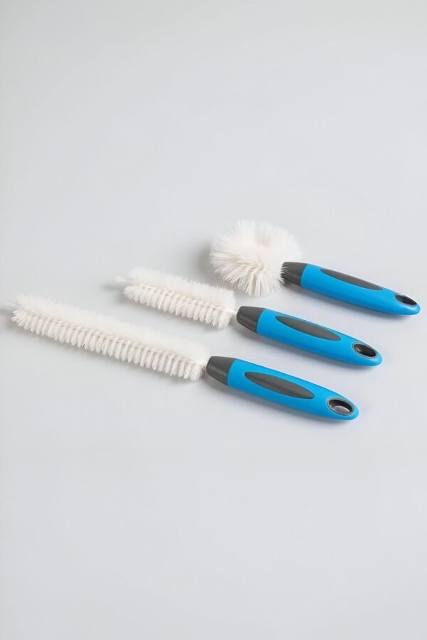 Set de 5 Cepillos para Botellas – Silicona y Nylon, Multicolor y Multifunción