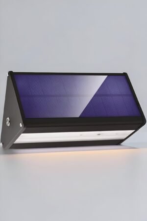 Aplique Solar de Pared  – Sensor Crepuscular y Modos de Iluminación