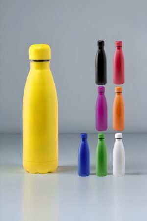 Botella de Acero Inoxidable 790 ml – Tapón de Seguridad, Acabado Mate y Colores Variados