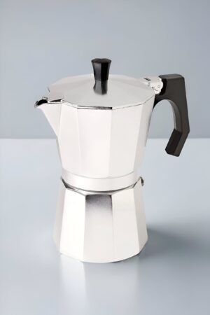 Cafetera Italiana de Aluminio 9 Tazas – Apta para Todas las Superficies