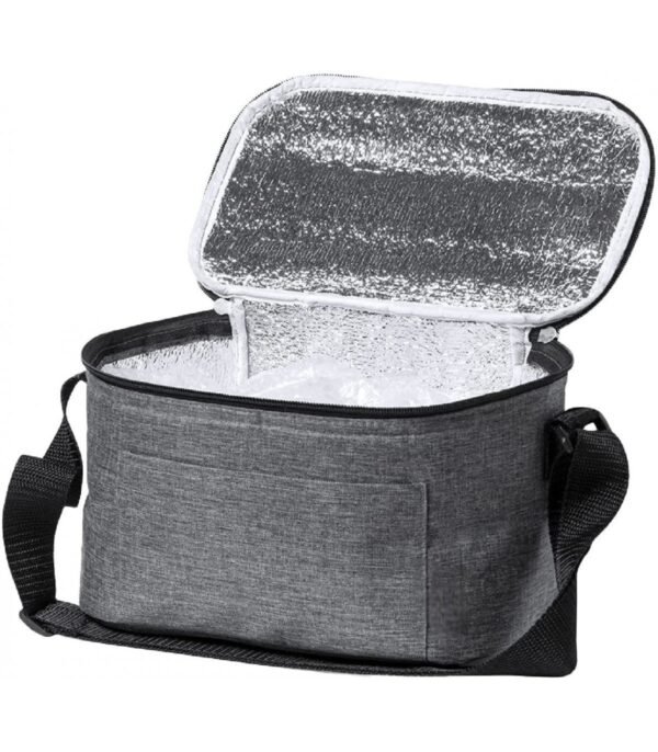 Nevera de Tela Portátil Isotérmica  – Compacta con Bandolera y Bolsillo Exterior - Imagen 2