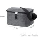 Nevera de Tela Portátil Isotérmica  – Compacta con Bandolera y Bolsillo Exterior