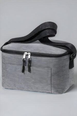 Nevera de Tela Portátil Isotérmica  – Compacta con Bandolera y Bolsillo Exterior