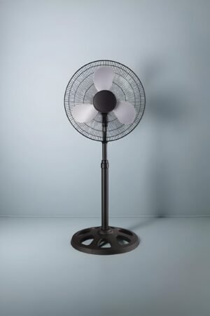 Ventilador de Pie Compacto 37 W – Silencioso, Potente y de Diseño Metálico