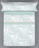 Juego de sábanas 3 piezas, 100% algodón, suave y transpirable, incluye sábana bajera ajustable, encimera y funda de almohada.