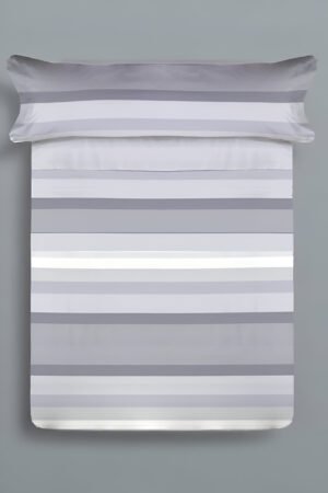 Juego de sábanas, 100% algodón, suave y transpirable, incluye sábana bajera ajustable, encimera y funda de almohada.